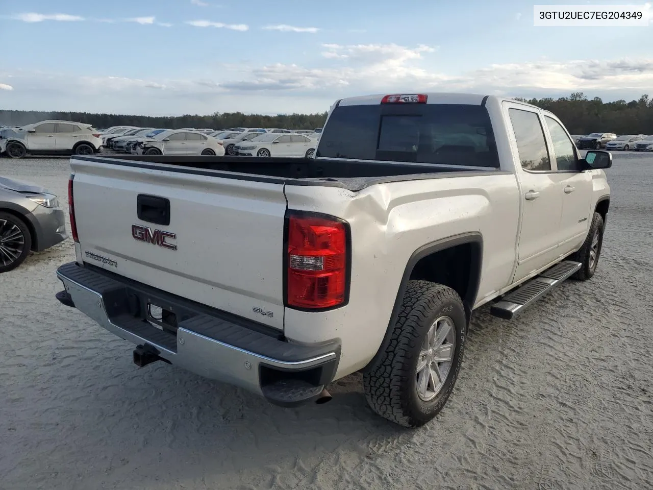 2014 GMC Sierra K1500 Sle VIN: 3GTU2UEC7EG204349 Lot: 75938544