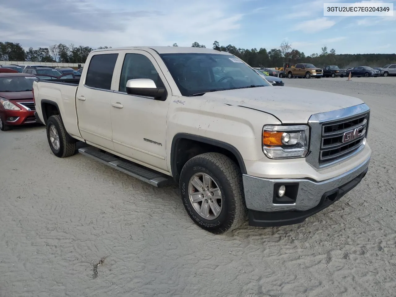 2014 GMC Sierra K1500 Sle VIN: 3GTU2UEC7EG204349 Lot: 75938544