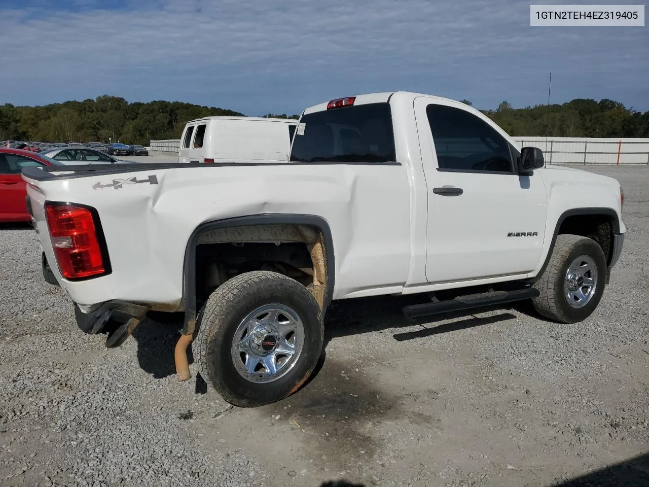 2014 GMC Sierra K1500 VIN: 1GTN2TEH4EZ319405 Lot: 75986654