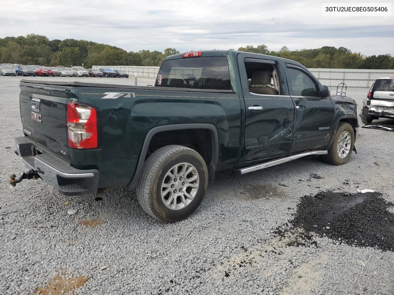 2014 GMC Sierra K1500 Sle VIN: 3GTU2UEC8EG505406 Lot: 76155514