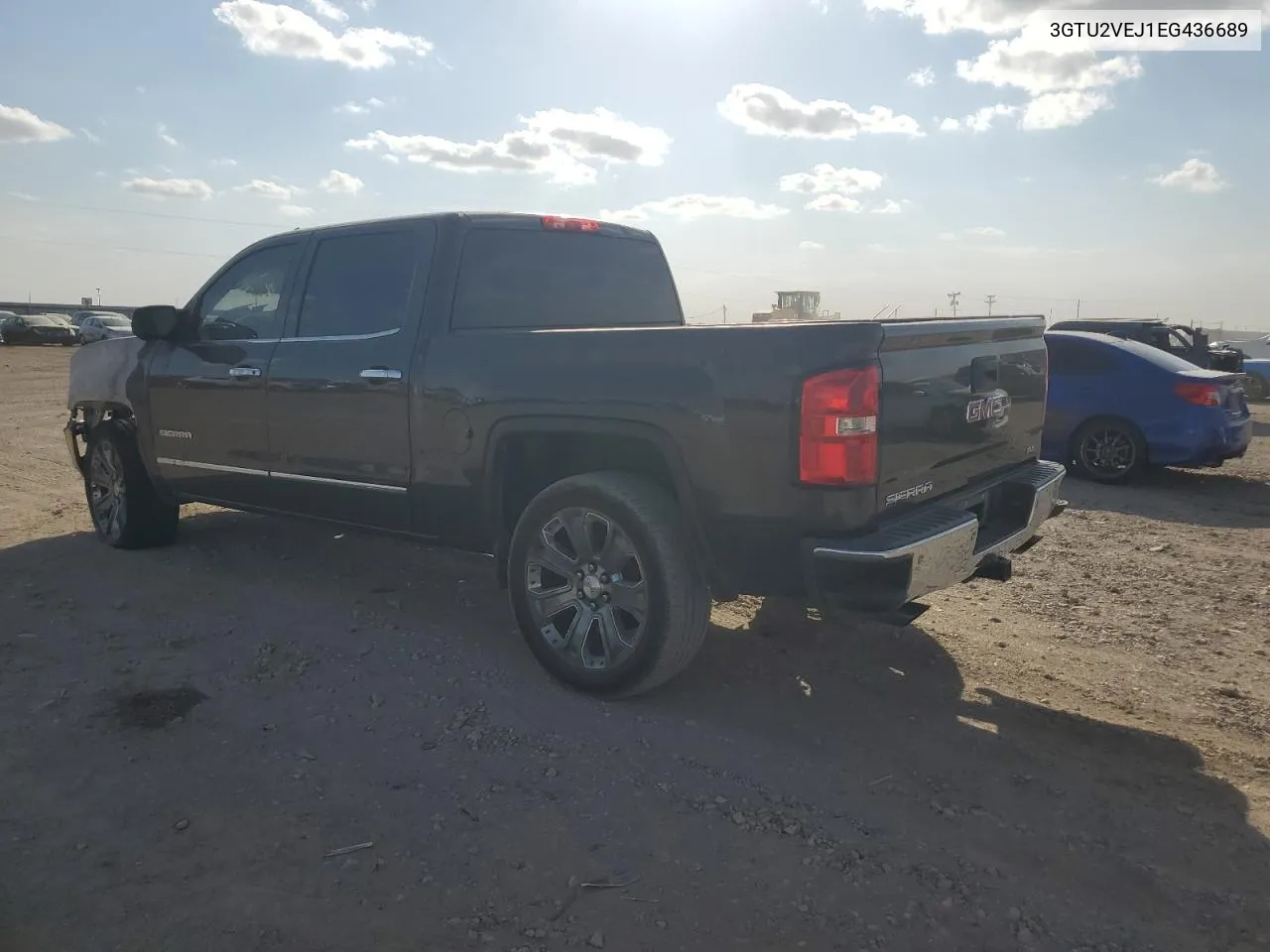 2014 GMC Sierra K1500 Slt VIN: 3GTU2VEJ1EG436689 Lot: 76354274