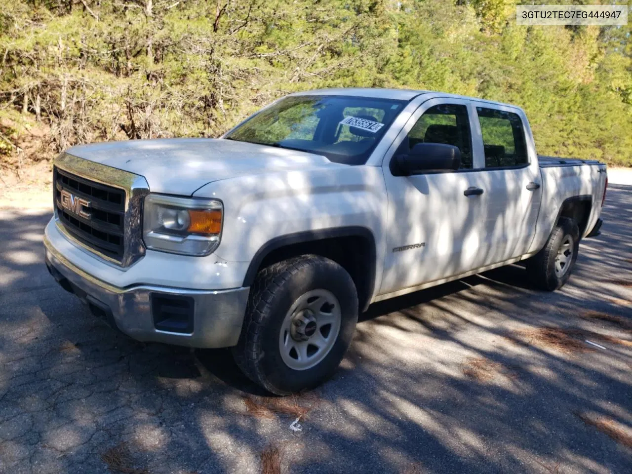 2014 GMC Sierra K1500 VIN: 3GTU2TEC7EG444947 Lot: 76355674