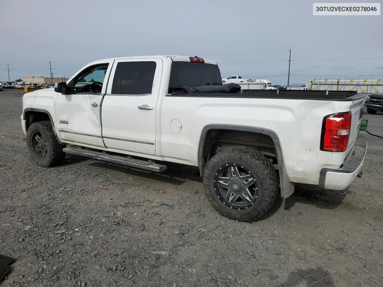 2014 GMC Sierra K1500 Slt VIN: 3GTU2VECXEG278046 Lot: 76951524