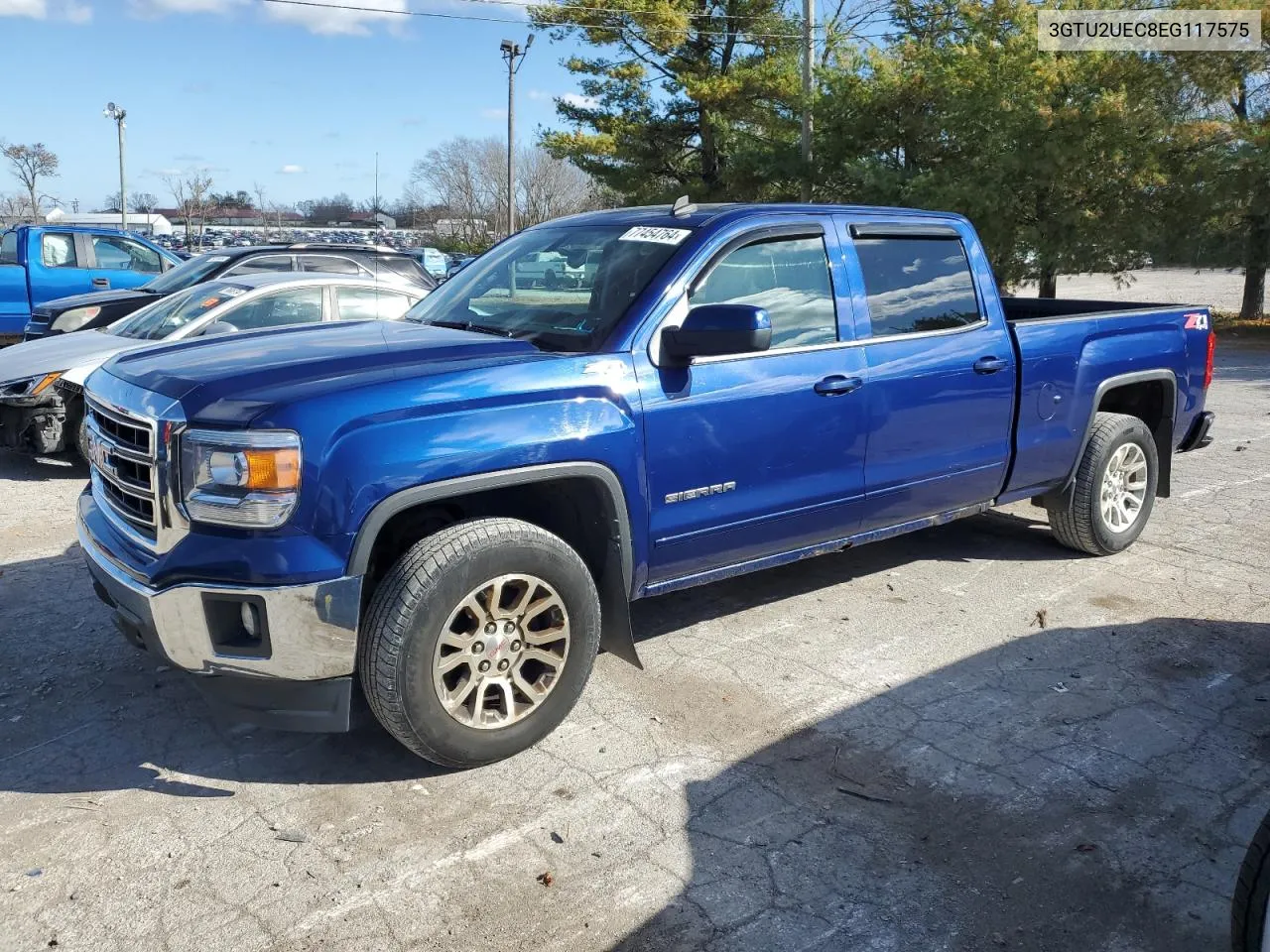 2014 GMC Sierra K1500 Sle VIN: 3GTU2UEC8EG117575 Lot: 77454764