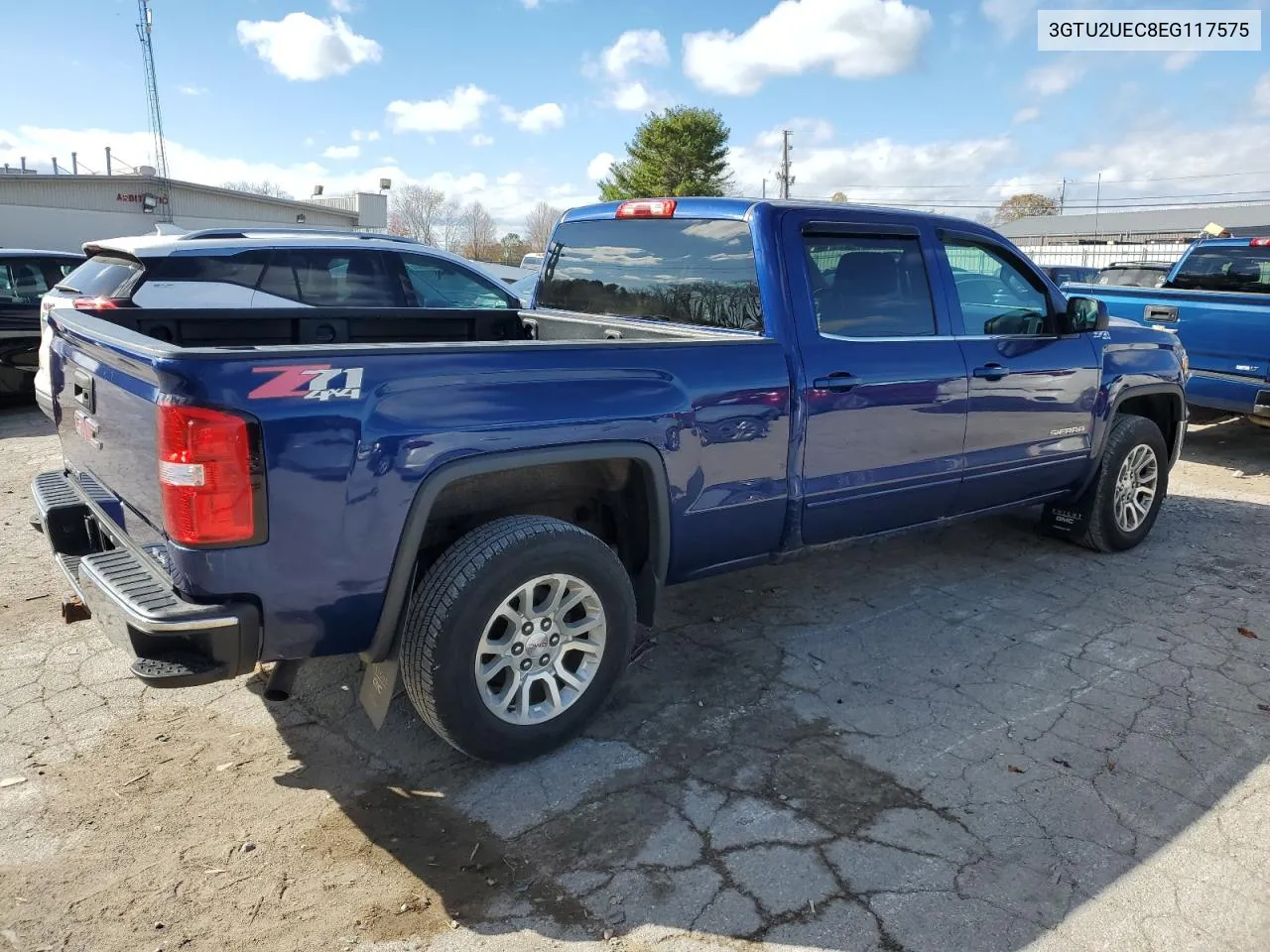 2014 GMC Sierra K1500 Sle VIN: 3GTU2UEC8EG117575 Lot: 77454764