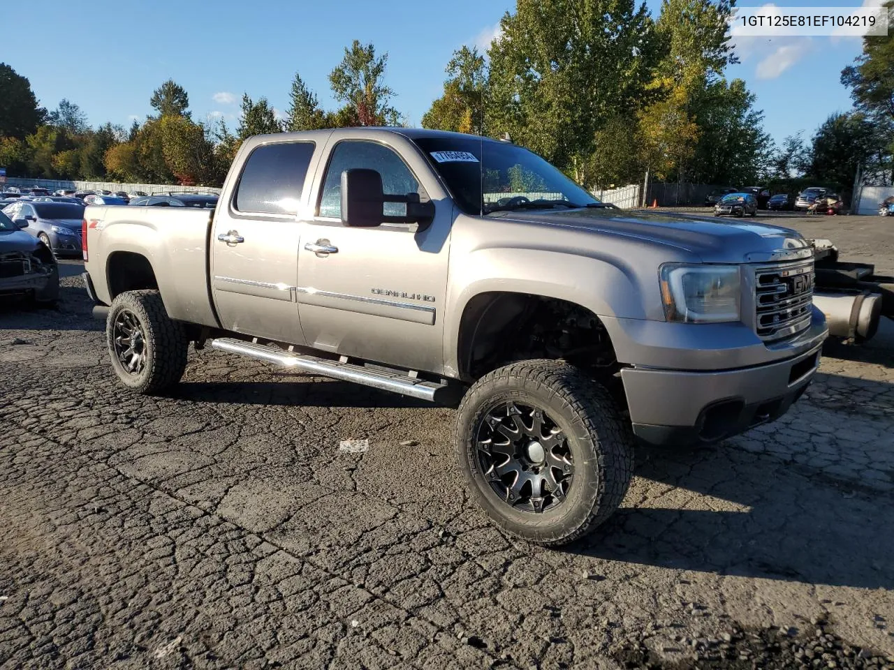 1GT125E81EF104219 2014 GMC Sierra K2500 Denali