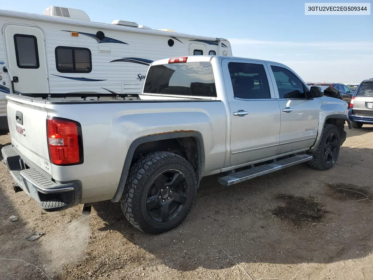 2014 GMC Sierra K1500 Slt VIN: 3GTU2VEC2EG509344 Lot: 77844274