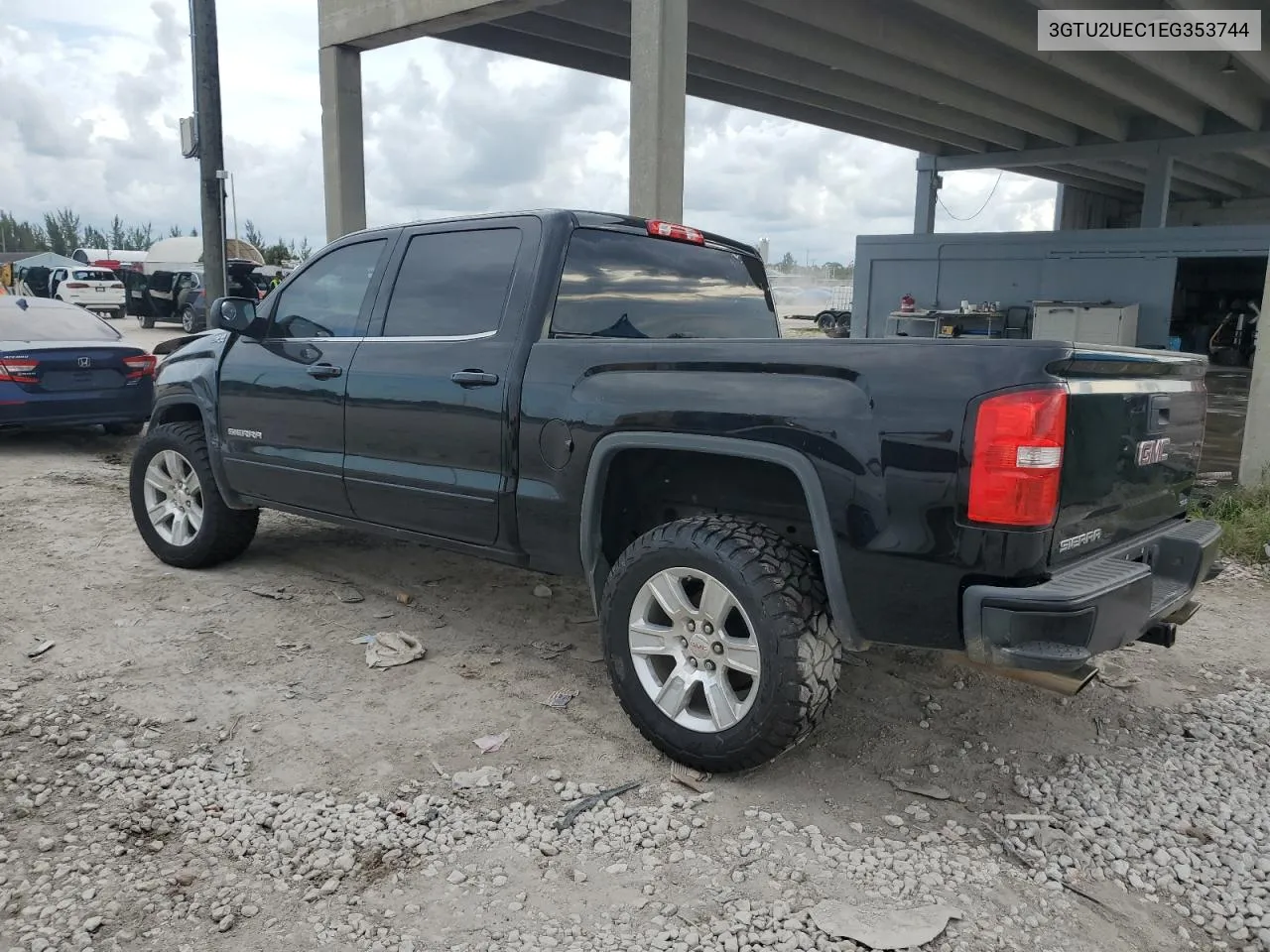 2014 GMC Sierra K1500 Sle VIN: 3GTU2UEC1EG353744 Lot: 77956964