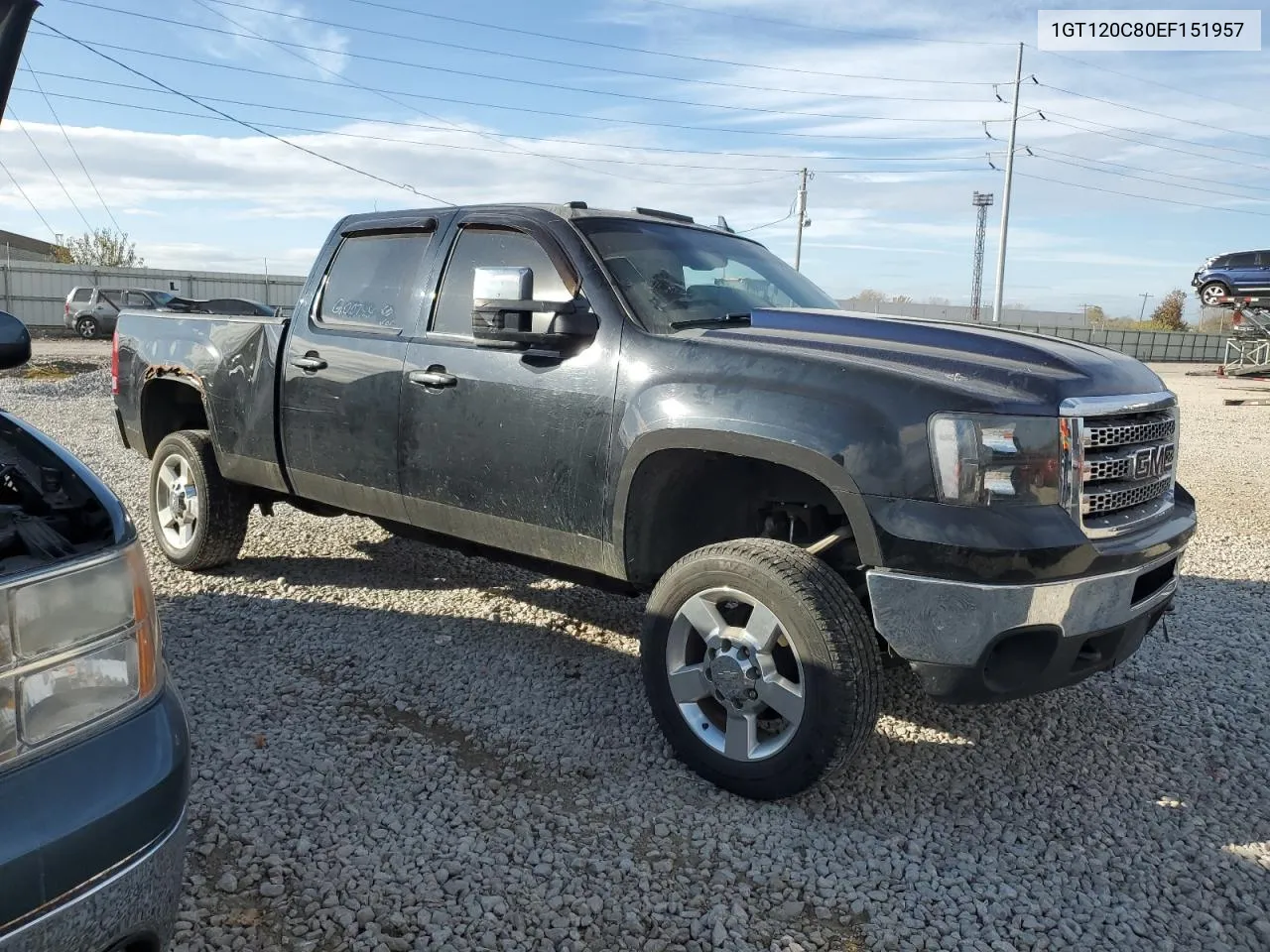 2014 GMC Sierra K2500 Sle VIN: 1GT120C80EF151957 Lot: 78854514