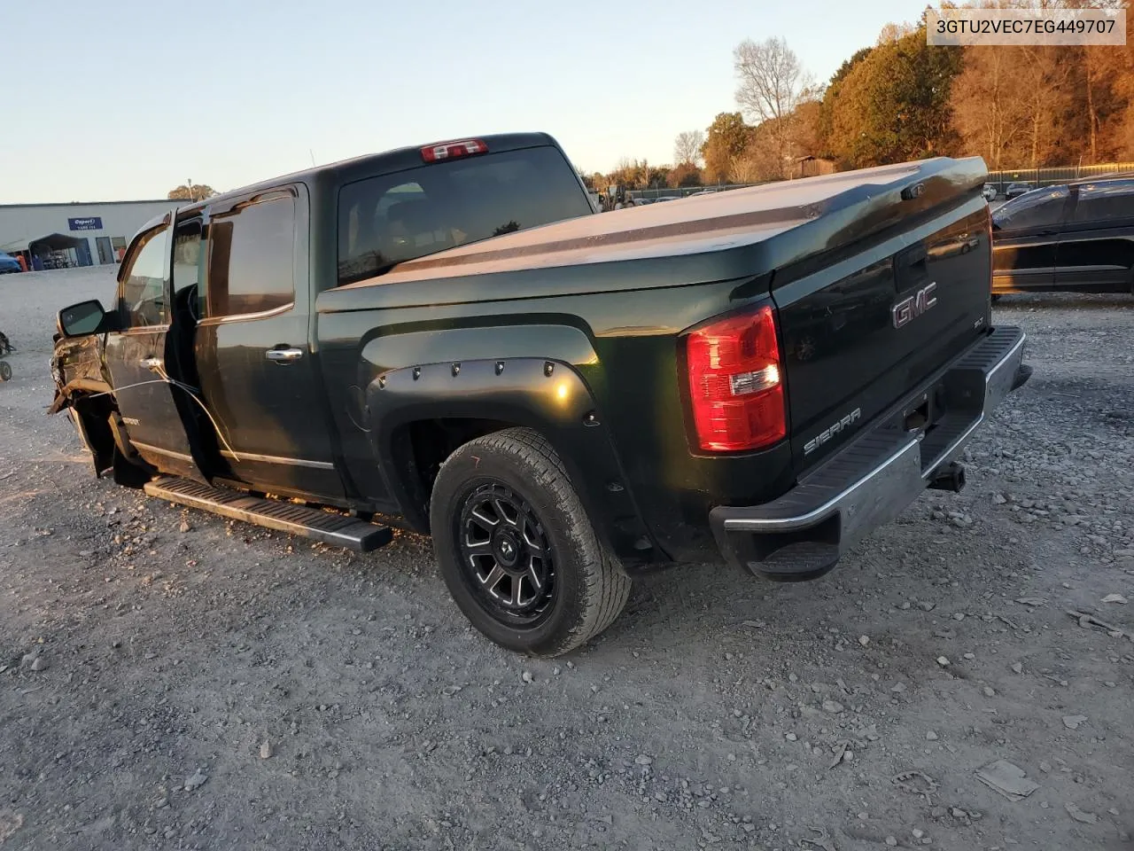 2014 GMC Sierra K1500 Slt VIN: 3GTU2VEC7EG449707 Lot: 79177614