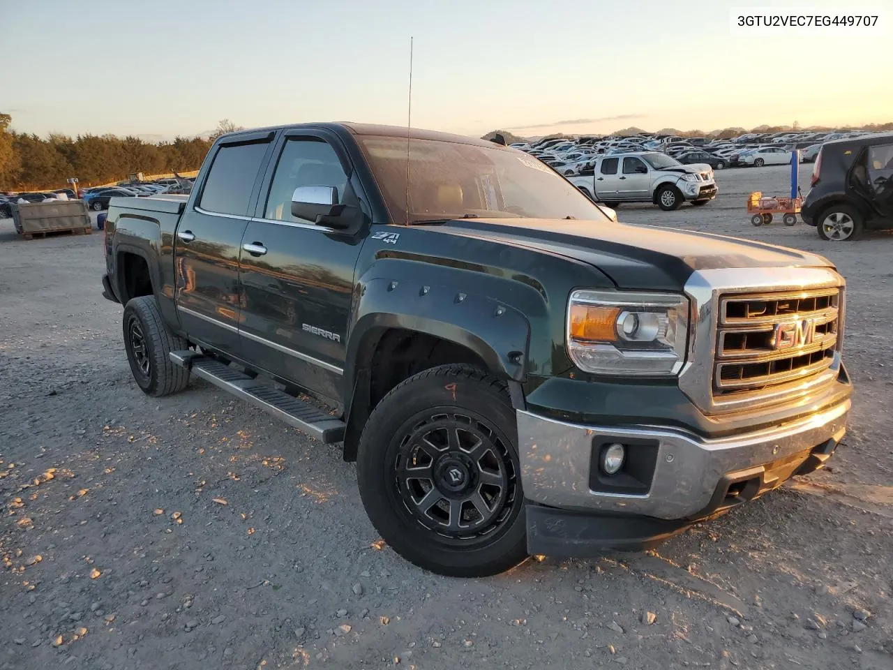 2014 GMC Sierra K1500 Slt VIN: 3GTU2VEC7EG449707 Lot: 79177614