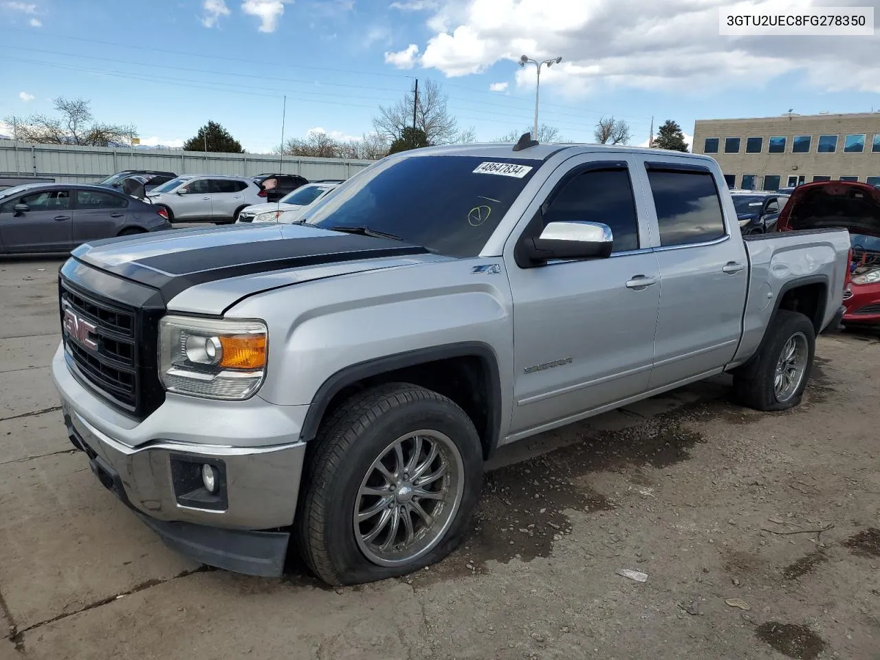 2015 GMC Sierra K1500 Sle VIN: 3GTU2UEC8FG278350 Lot: 48647834