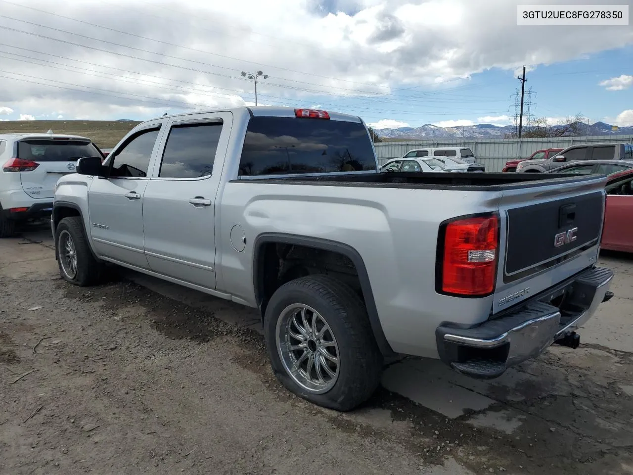 2015 GMC Sierra K1500 Sle VIN: 3GTU2UEC8FG278350 Lot: 48647834