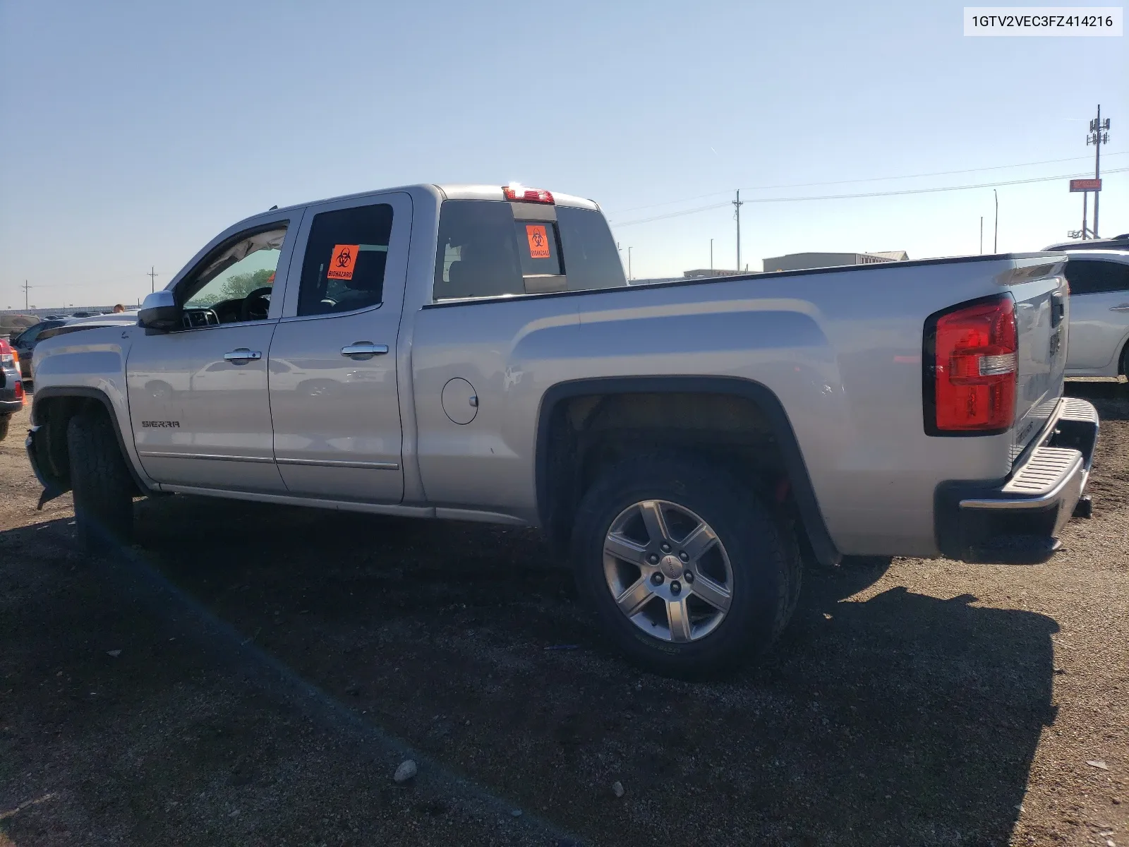 2015 GMC Sierra K1500 Slt VIN: 1GTV2VEC3FZ414216 Lot: 54749134