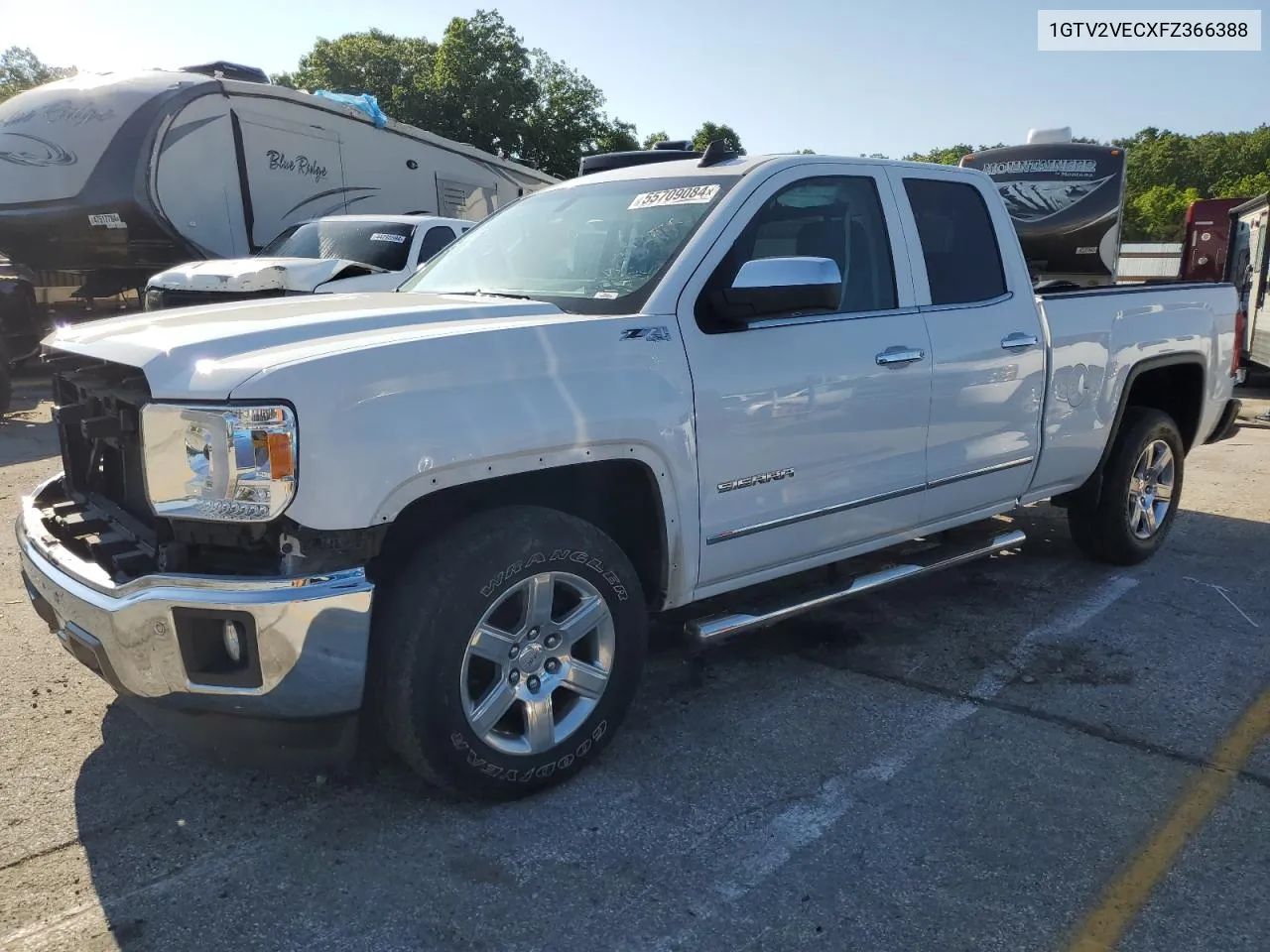 2015 GMC Sierra K1500 Slt VIN: 1GTV2VECXFZ366388 Lot: 55709084