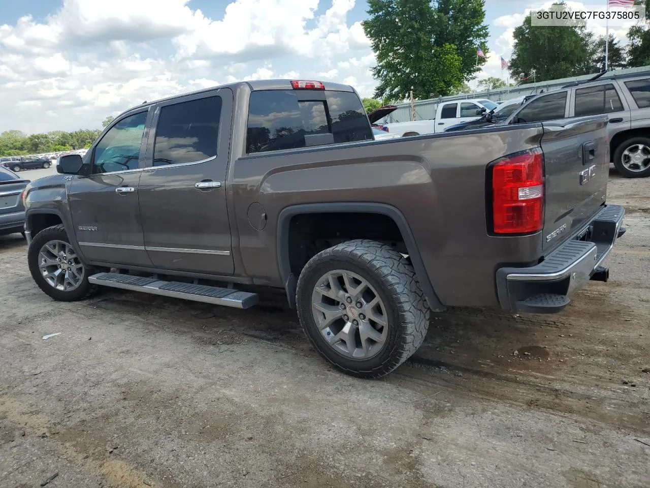 2015 GMC Sierra K1500 Slt VIN: 3GTU2VEC7FG375805 Lot: 56818584