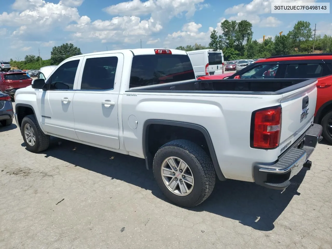 2015 GMC Sierra K1500 Sle VIN: 3GTU2UEC7FG498143 Lot: 59260714