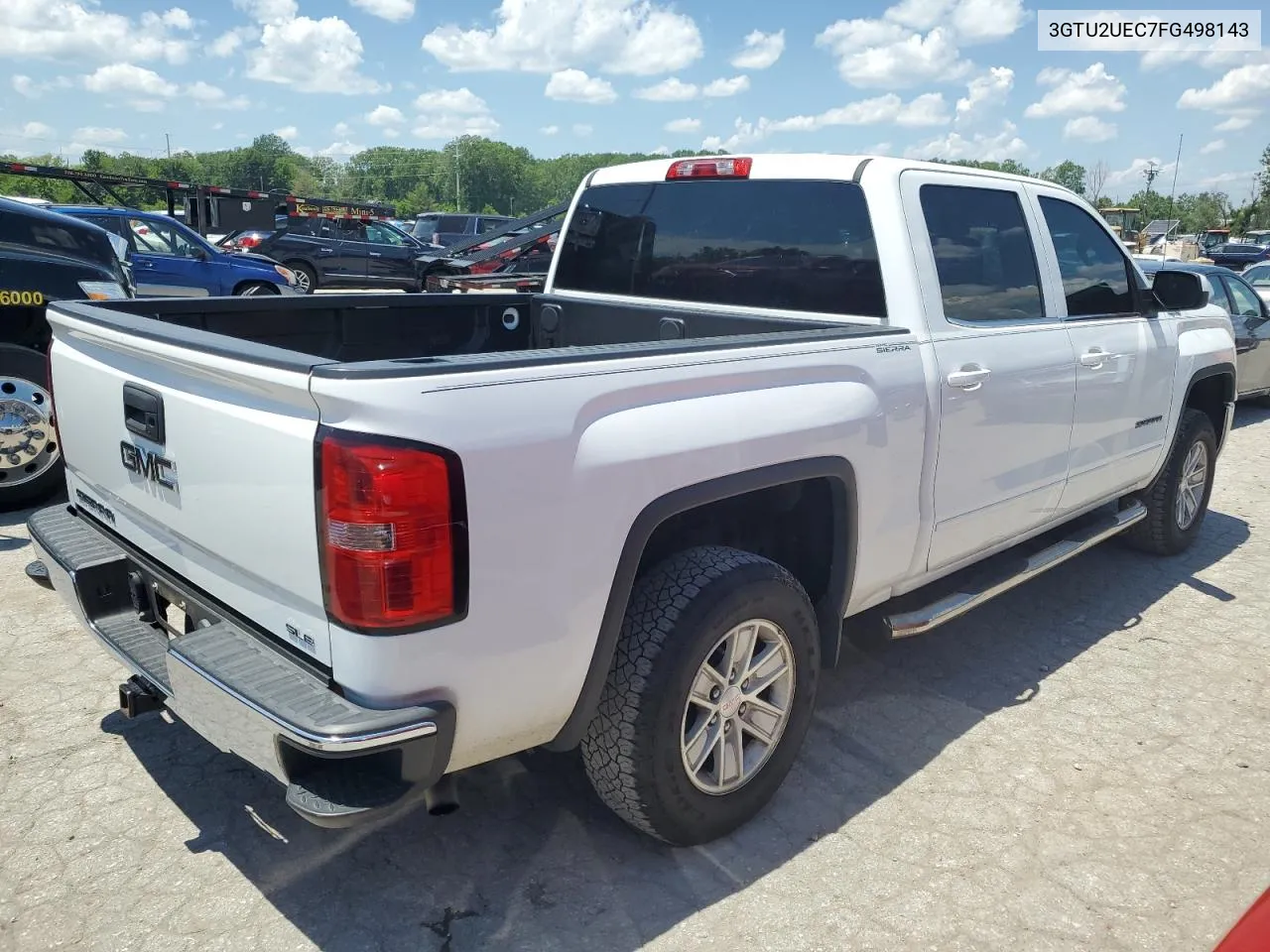 2015 GMC Sierra K1500 Sle VIN: 3GTU2UEC7FG498143 Lot: 59260714