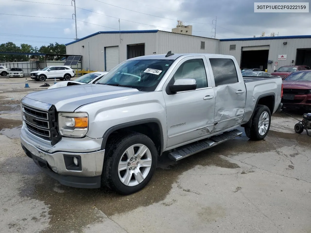 2015 GMC Sierra C1500 Sle VIN: 3GTP1UEC2FG222159 Lot: 59777294