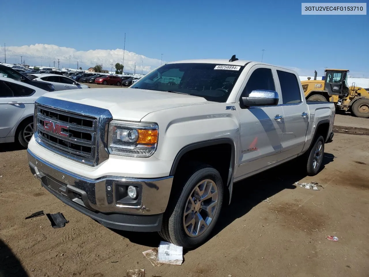 2015 GMC Sierra K1500 Slt VIN: 3GTU2VEC4FG153710 Lot: 60258894