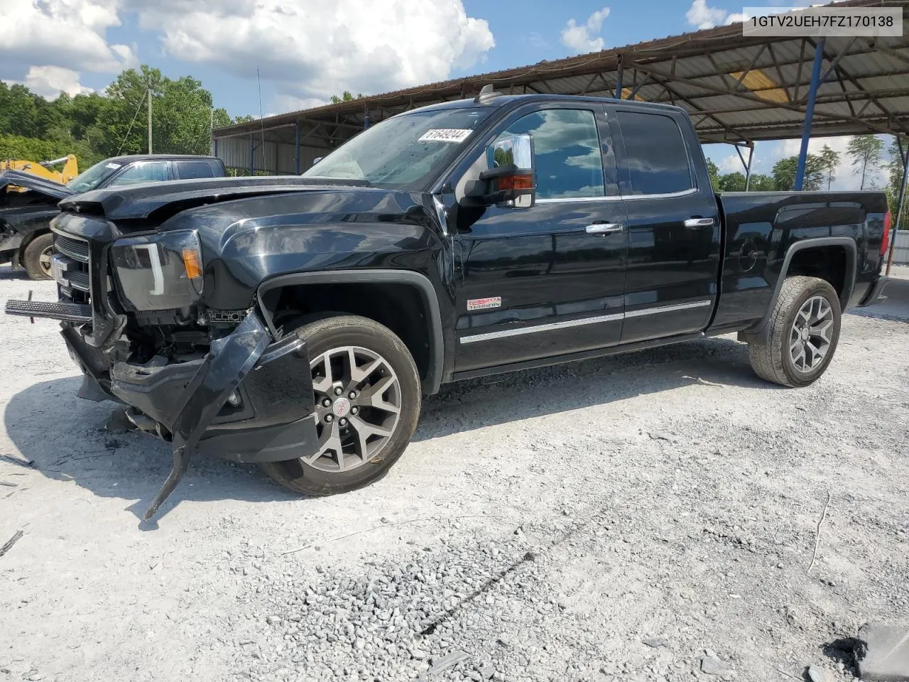 2015 GMC Sierra K1500 Sle VIN: 1GTV2UEH7FZ170138 Lot: 61649244