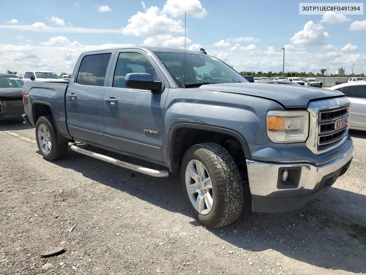 2015 GMC Sierra C1500 Sle VIN: 3GTP1UEC8FG491394 Lot: 61923334