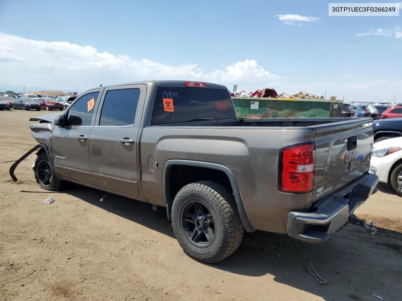 2015 GMC Sierra C1500 Sle VIN: 3GTP1UEC3FG266249 Lot: 62746794