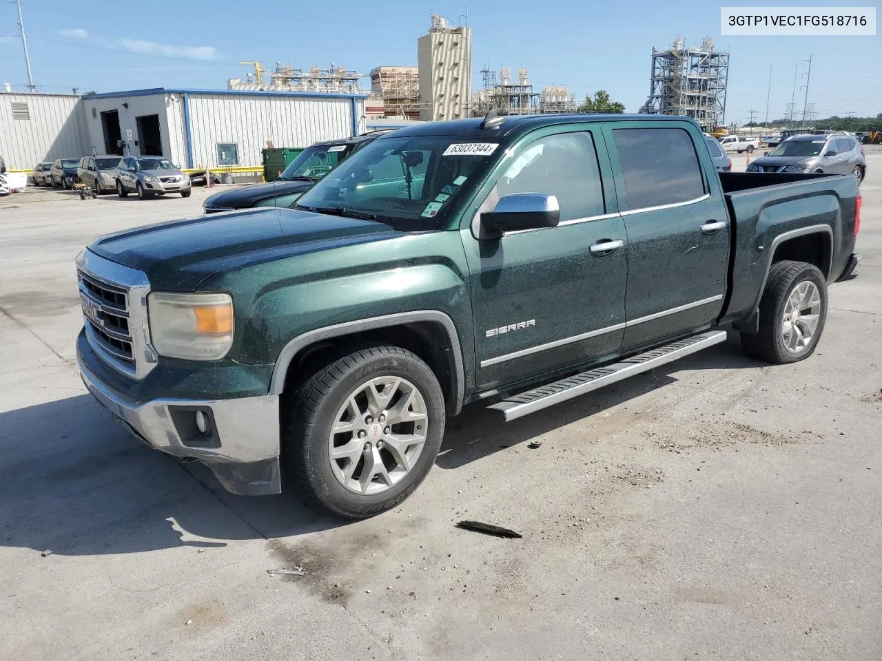 2015 GMC Sierra C1500 Slt VIN: 3GTP1VEC1FG518716 Lot: 63037344