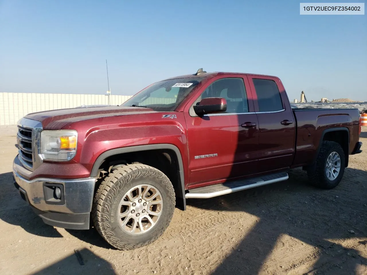 2015 GMC Sierra K1500 Sle VIN: 1GTV2UEC9FZ354002 Lot: 63415964