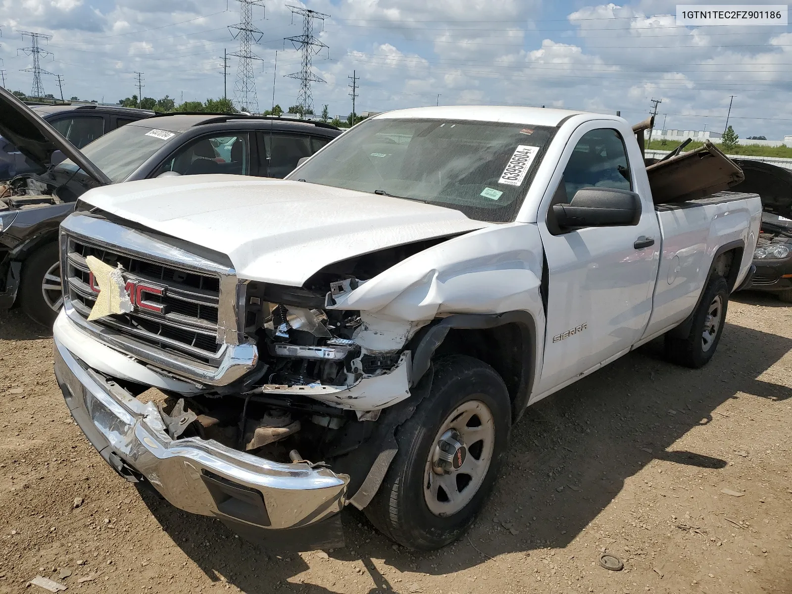 2015 GMC Sierra C1500 VIN: 1GTN1TEC2FZ901186 Lot: 63959604