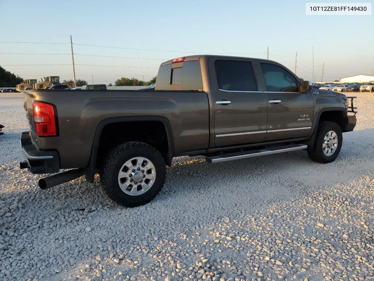 2015 GMC Sierra K2500 Slt VIN: 1GT12ZE81FF149430 Lot: 64253724