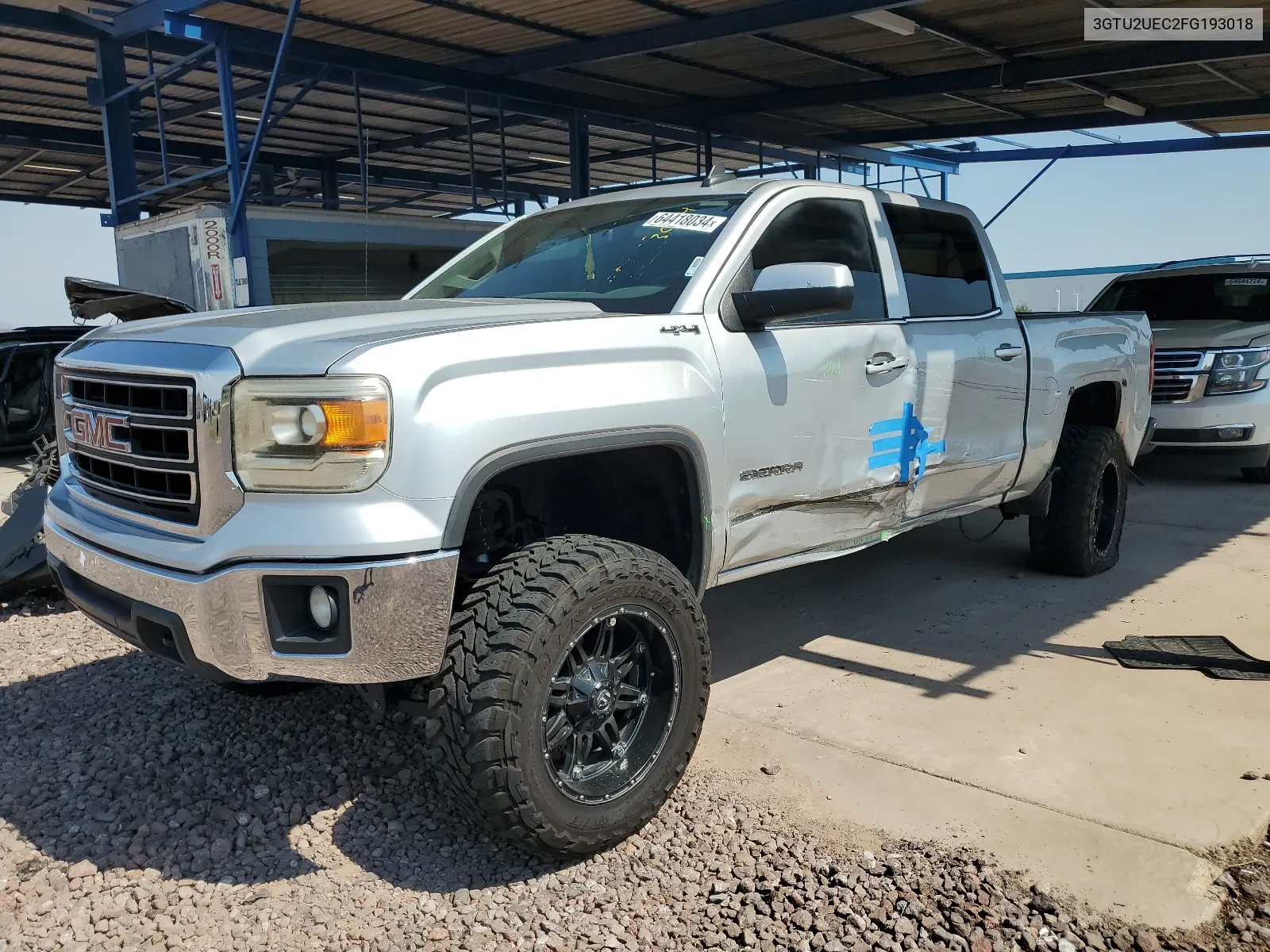 2015 GMC Sierra K1500 Sle VIN: 3GTU2UEC2FG193018 Lot: 64418034