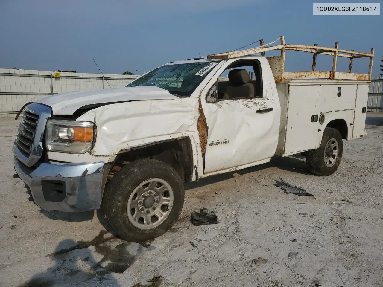 2015 GMC Sierra K2500 Heavy Duty VIN: 1GD02XEG3FZ118617 Lot: 64420444