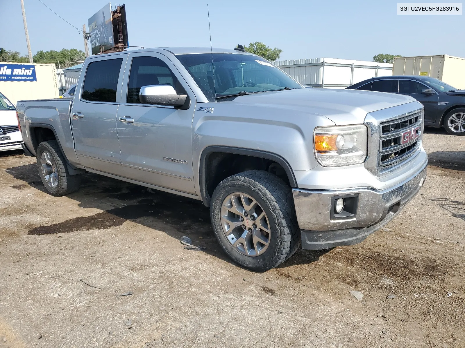 2015 GMC Sierra K1500 Slt VIN: 3GTU2VEC5FG283916 Lot: 64833074