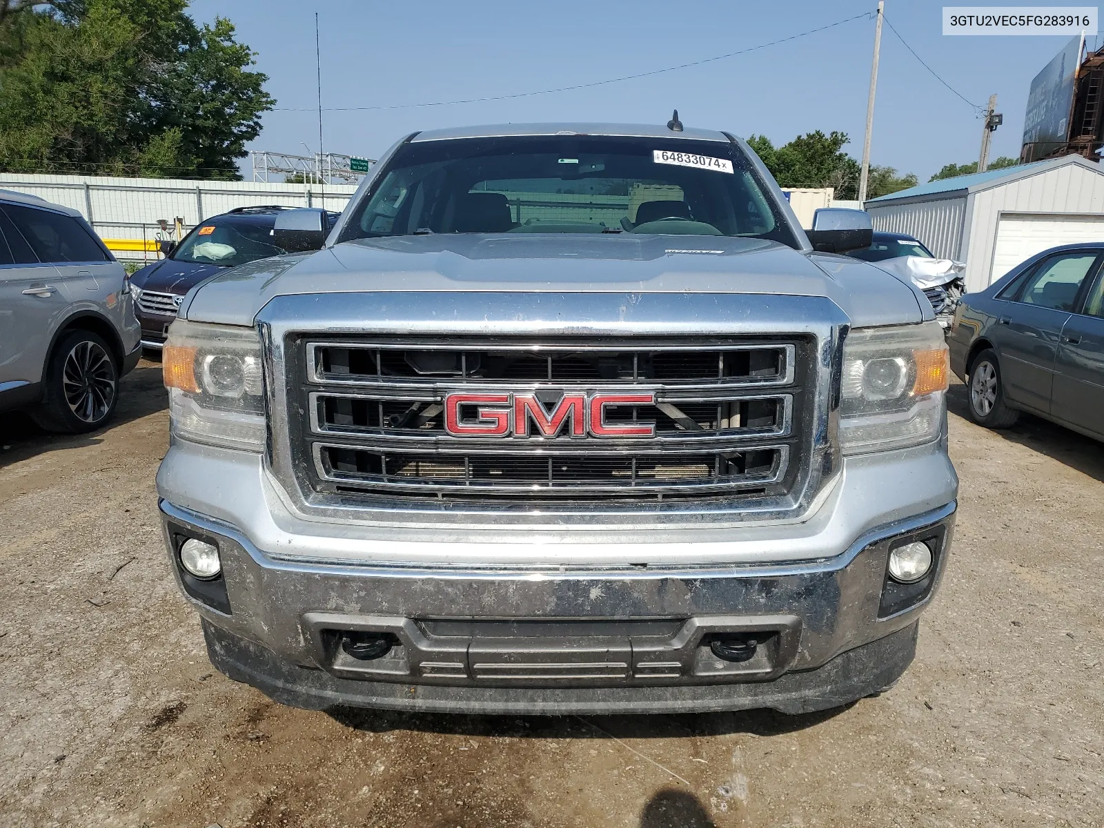 3GTU2VEC5FG283916 2015 GMC Sierra K1500 Slt