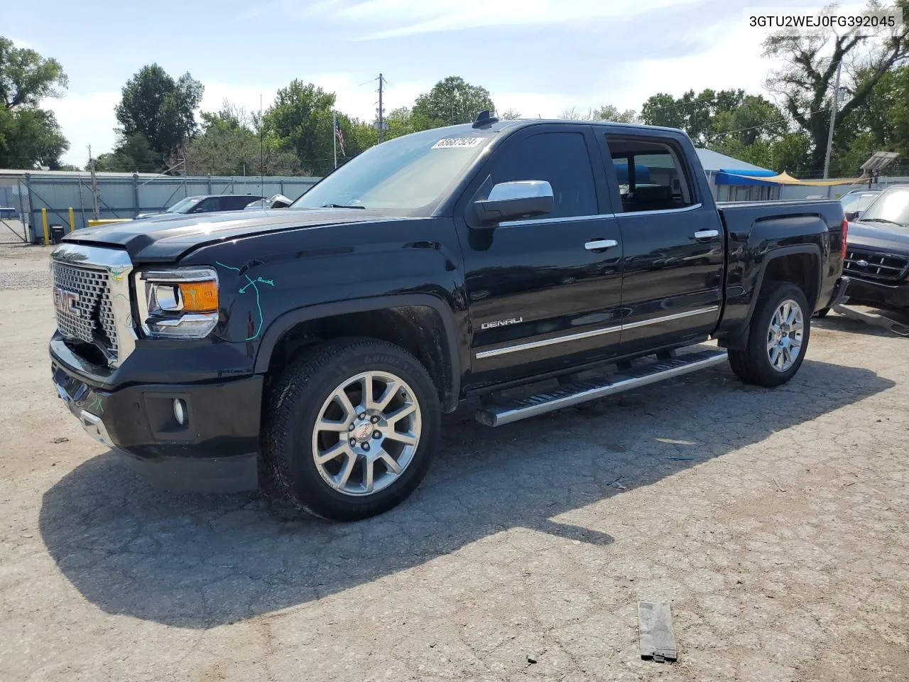 2015 GMC Sierra K1500 Denali VIN: 3GTU2WEJ0FG392045 Lot: 65687524