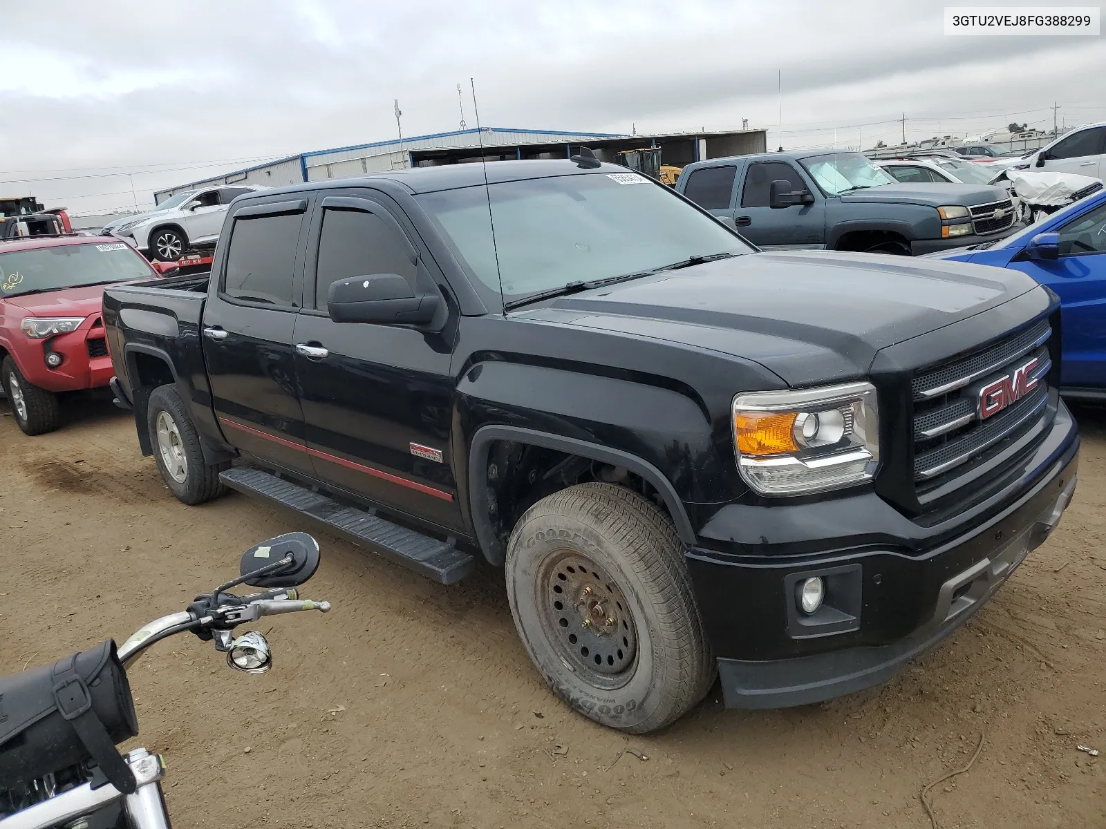 2015 GMC Sierra K1500 Slt VIN: 3GTU2VEJ8FG388299 Lot: 65854734