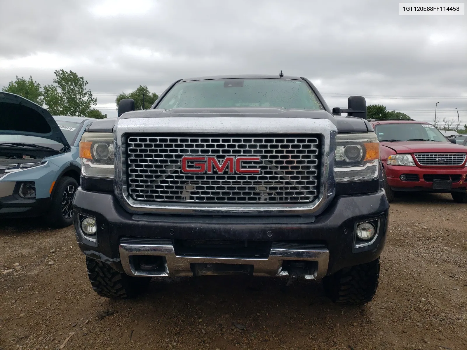 2015 GMC Sierra K2500 Denali VIN: 1GT120E88FF114458 Lot: 65984534