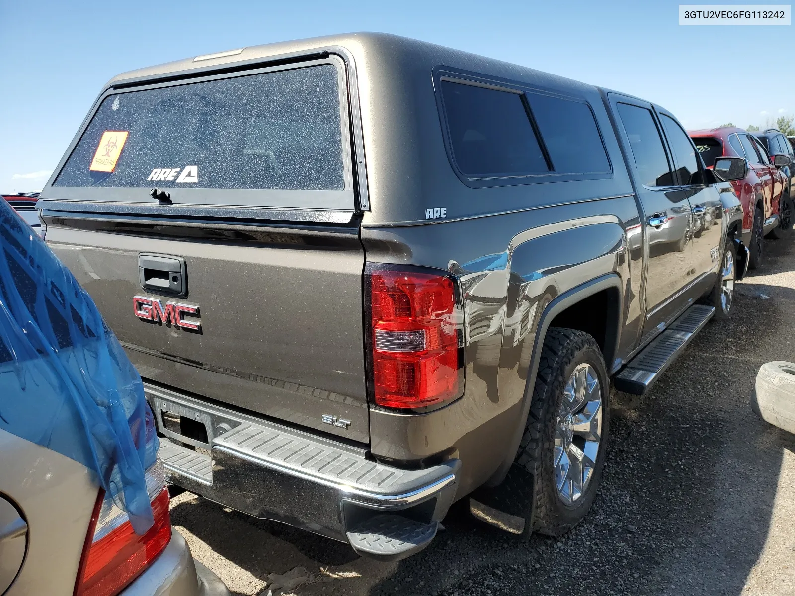 2015 GMC Sierra K1500 Slt VIN: 3GTU2VEC6FG113242 Lot: 66221294