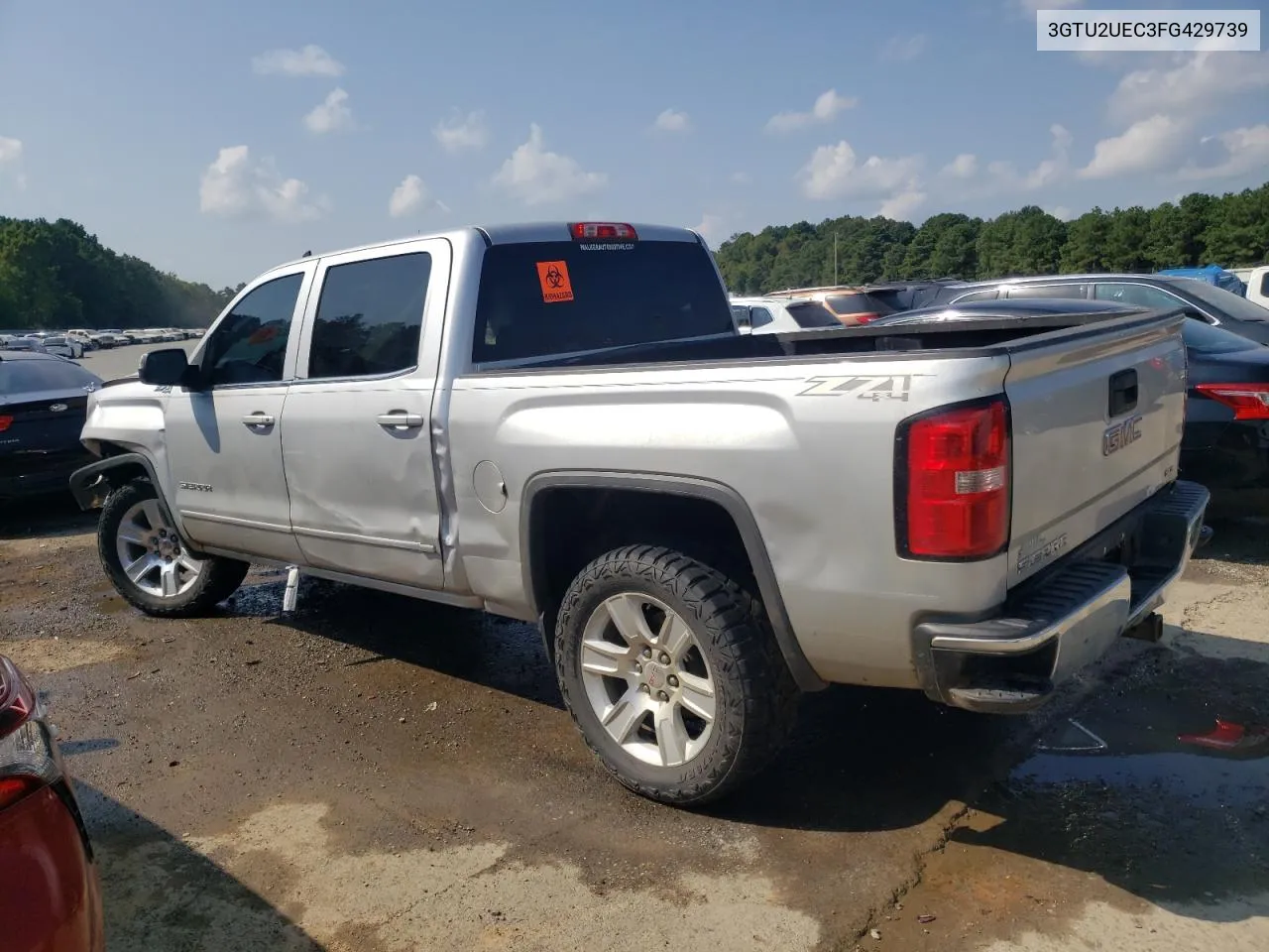 2015 GMC Sierra K1500 Sle VIN: 3GTU2UEC3FG429739 Lot: 66872754