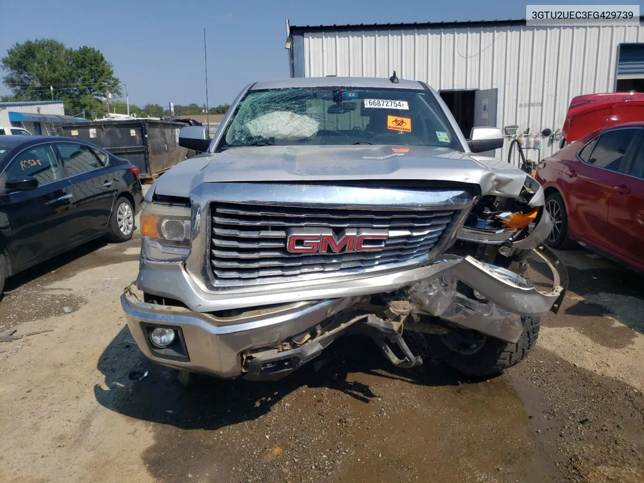 3GTU2UEC3FG429739 2015 GMC Sierra K1500 Sle