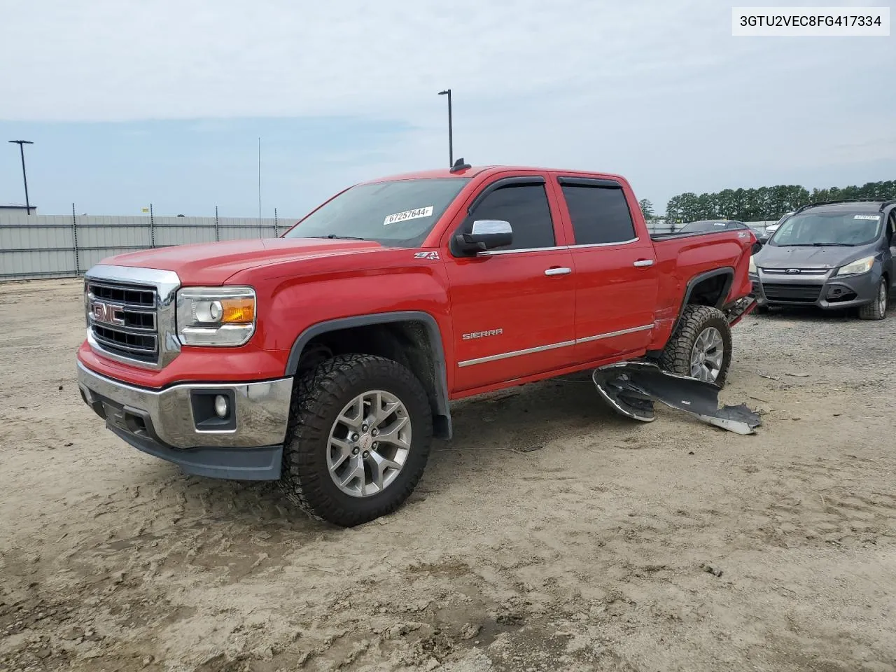 2015 GMC Sierra K1500 Slt VIN: 3GTU2VEC8FG417334 Lot: 67257644