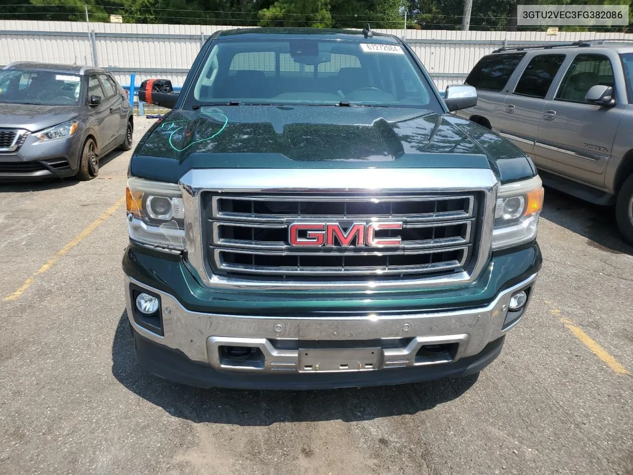 2015 GMC Sierra K1500 Slt VIN: 3GTU2VEC3FG382086 Lot: 67272084