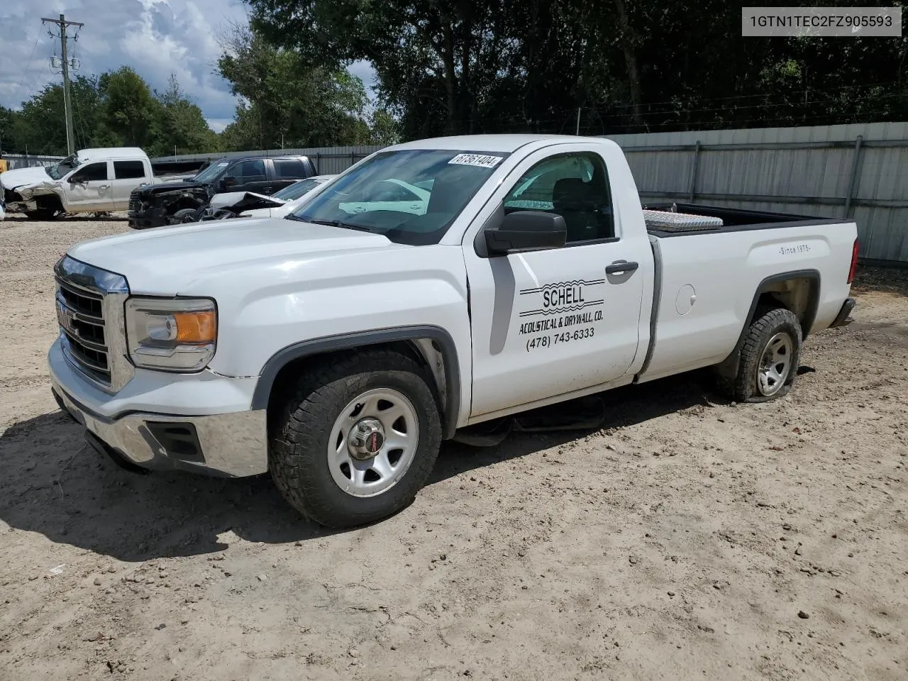 1GTN1TEC2FZ905593 2015 GMC Sierra C1500