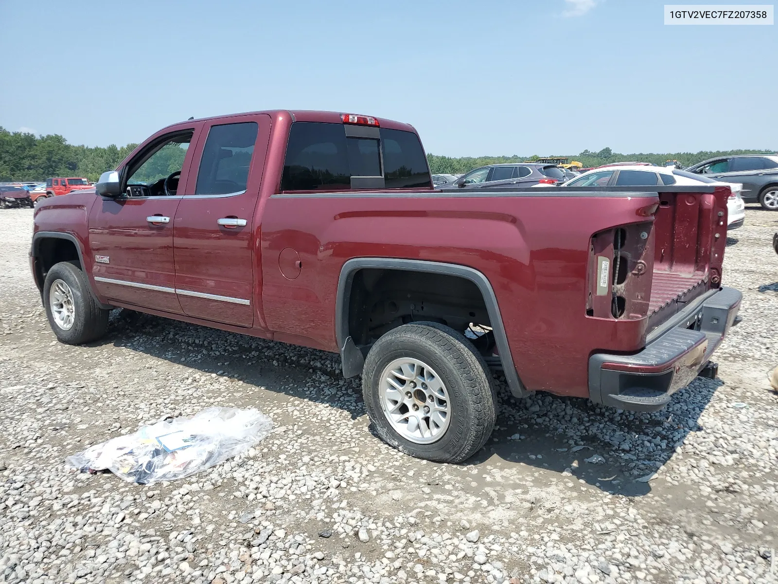 1GTV2VEC7FZ207358 2015 GMC Sierra K1500 Slt