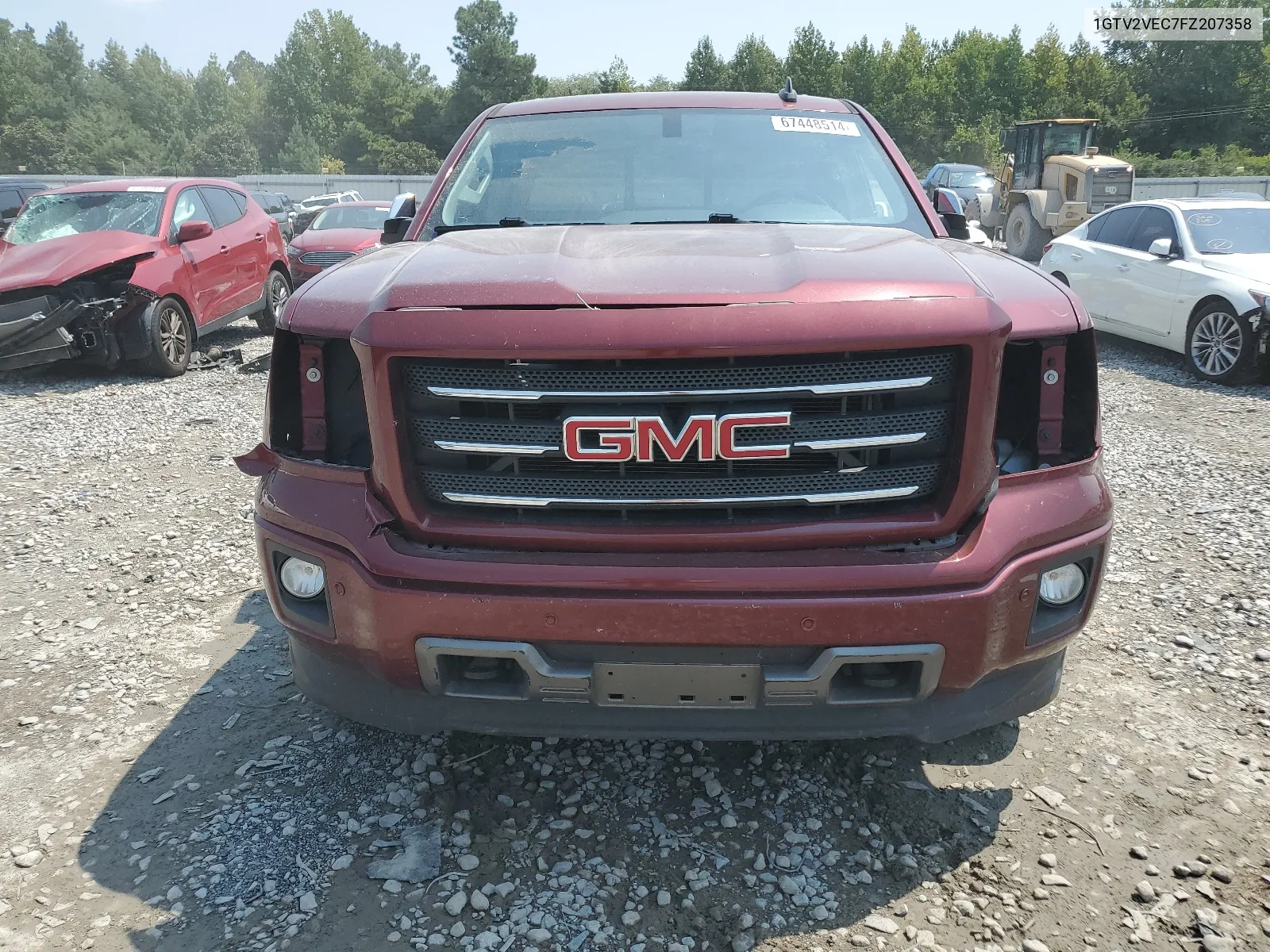 1GTV2VEC7FZ207358 2015 GMC Sierra K1500 Slt