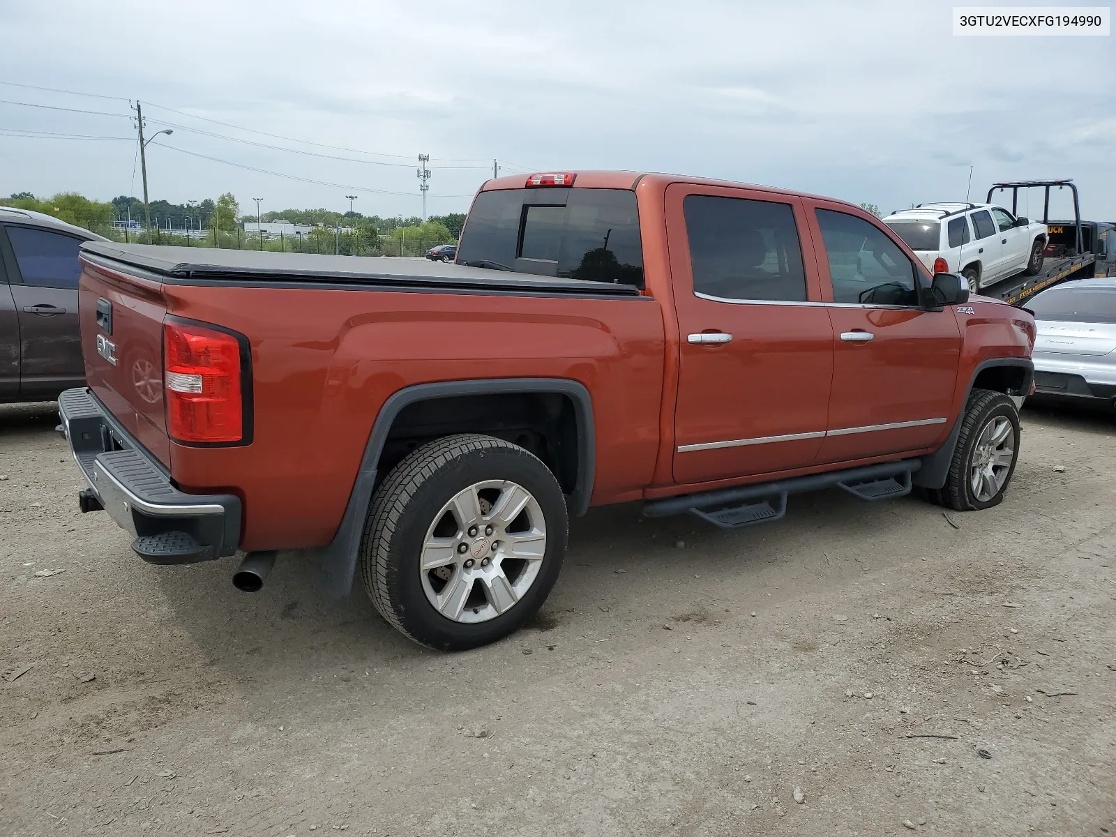 2015 GMC Sierra K1500 Slt VIN: 3GTU2VECXFG194990 Lot: 67656494