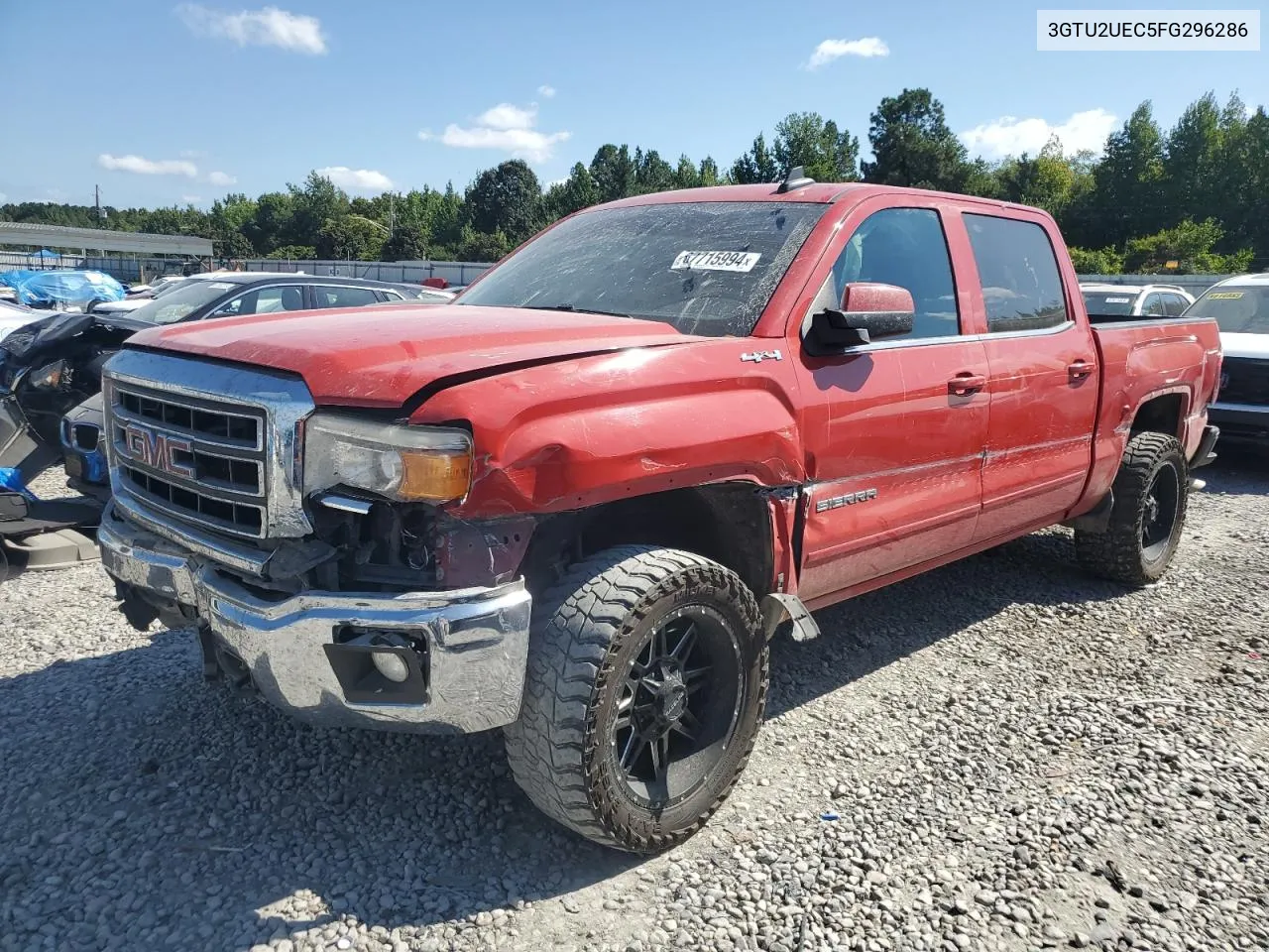 2015 GMC Sierra K1500 Sle VIN: 3GTU2UEC5FG296286 Lot: 67715994