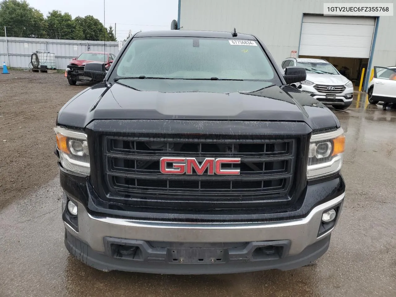 2015 GMC Sierra K1500 Sle VIN: 1GTV2UEC6FZ355768 Lot: 67756834