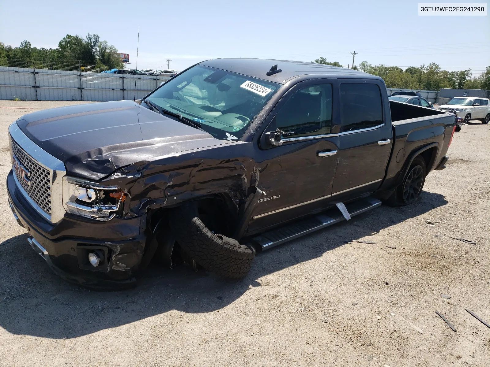 2015 GMC Sierra K1500 Denali VIN: 3GTU2WEC2FG241290 Lot: 68326224